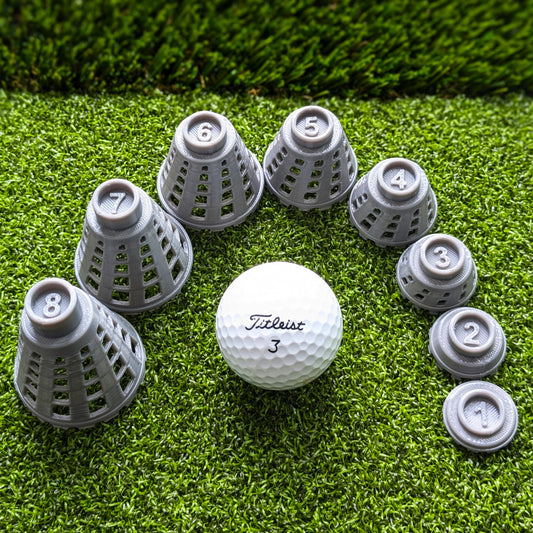 Golf Simulator Tees - Gray