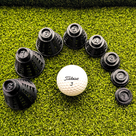 Golf Simulator Tees - Black