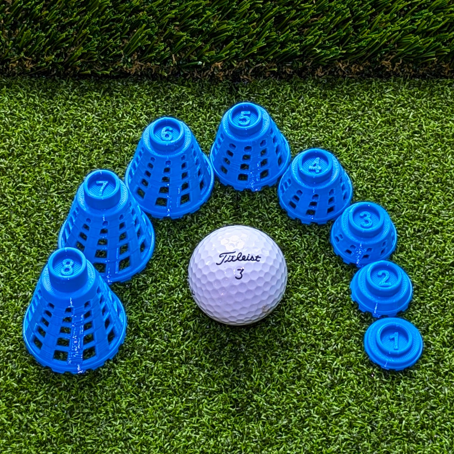 Golf Simulator Tees - Blue