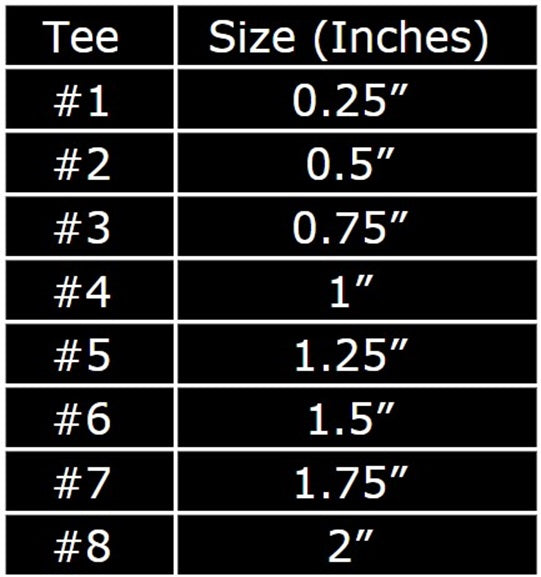 Golf Simulator Tees - Black